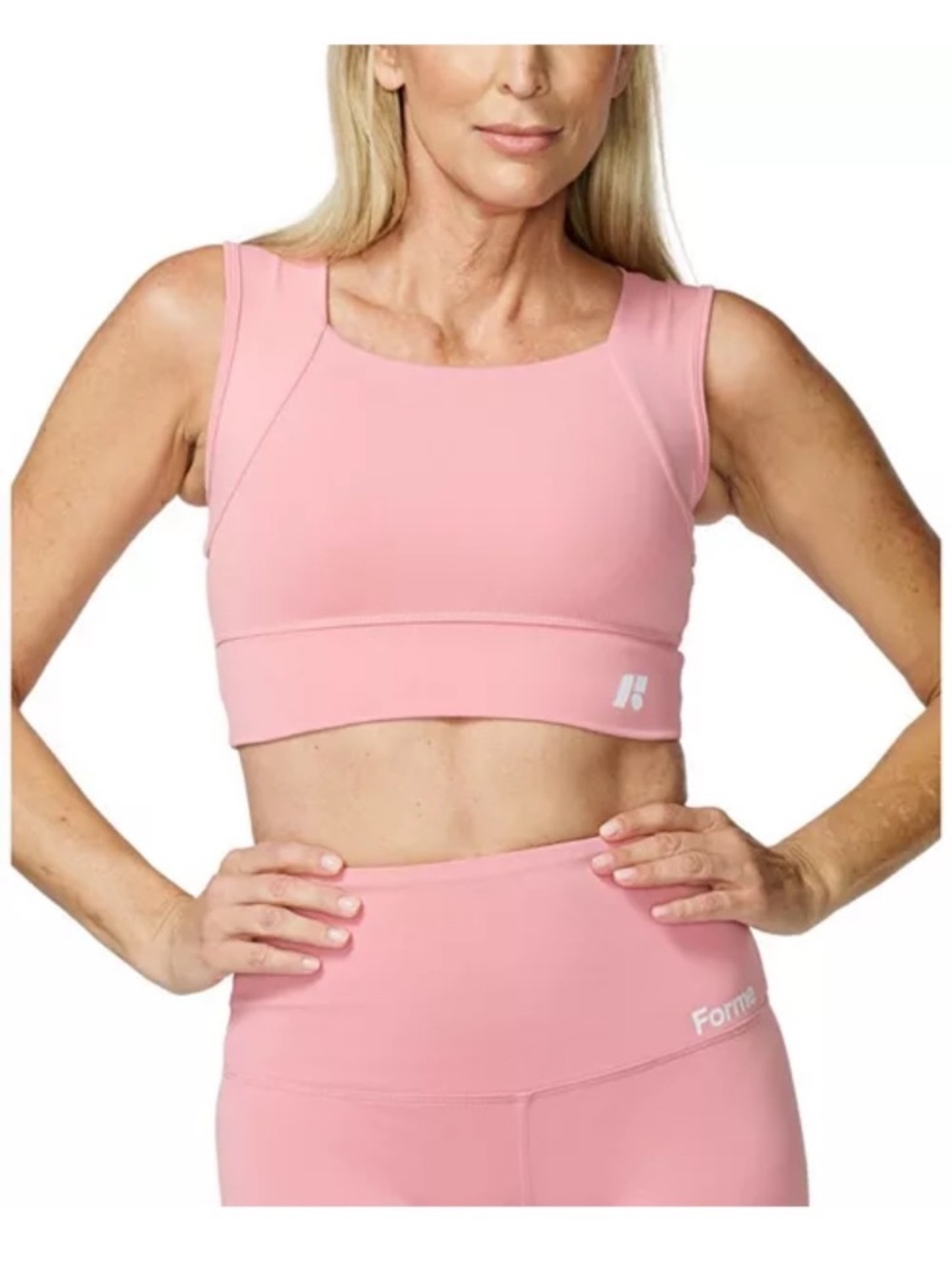 Forme Revive Sports Bra in Rose Size Medium